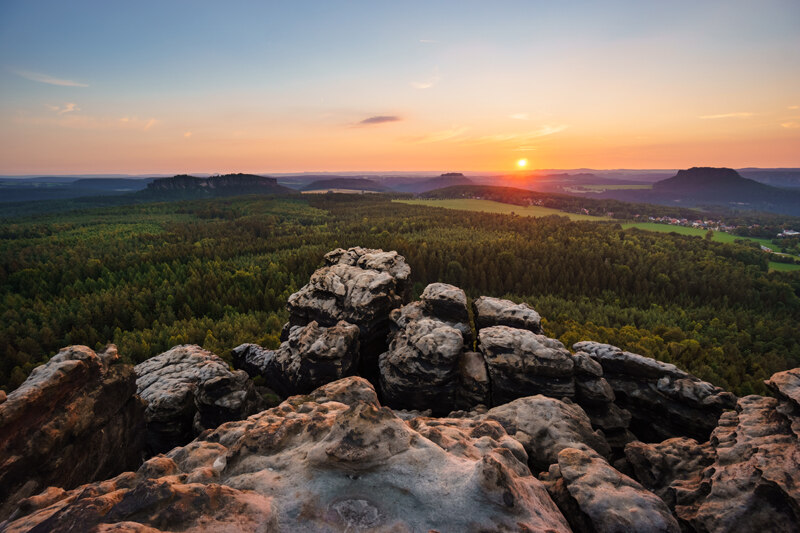 Sonnenuntergang vom Gohrisch