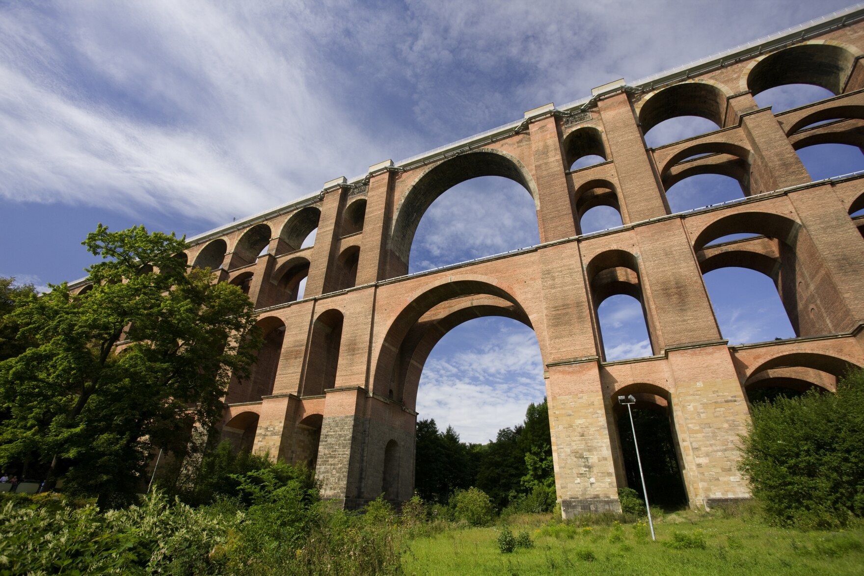 Blick auf die Göltzschtalbrücke